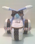 Tricycle Diaper Cake For Boy